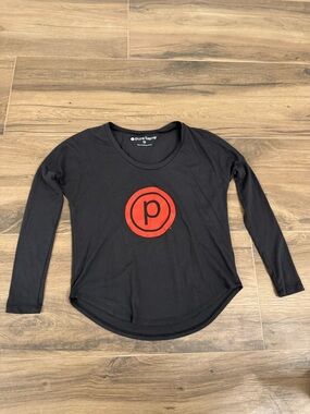 Charcoal Grey Pure Barre Long Sleeve Top